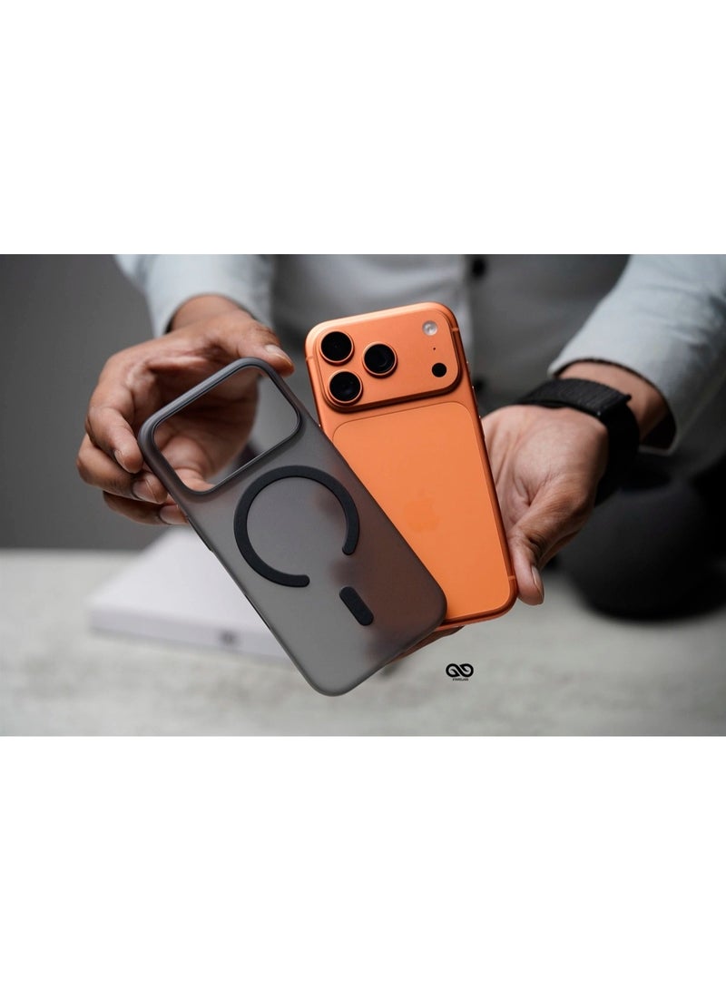 Magnetic Compatible with iPhone 17 Pro Max Case,【Compatible with Mag-Safe】Slim Translucent Matte Phone Case Slim Fit Military Grade Drop Protection Shockproof Anti-Fingerprint Phone Case - Image 1
